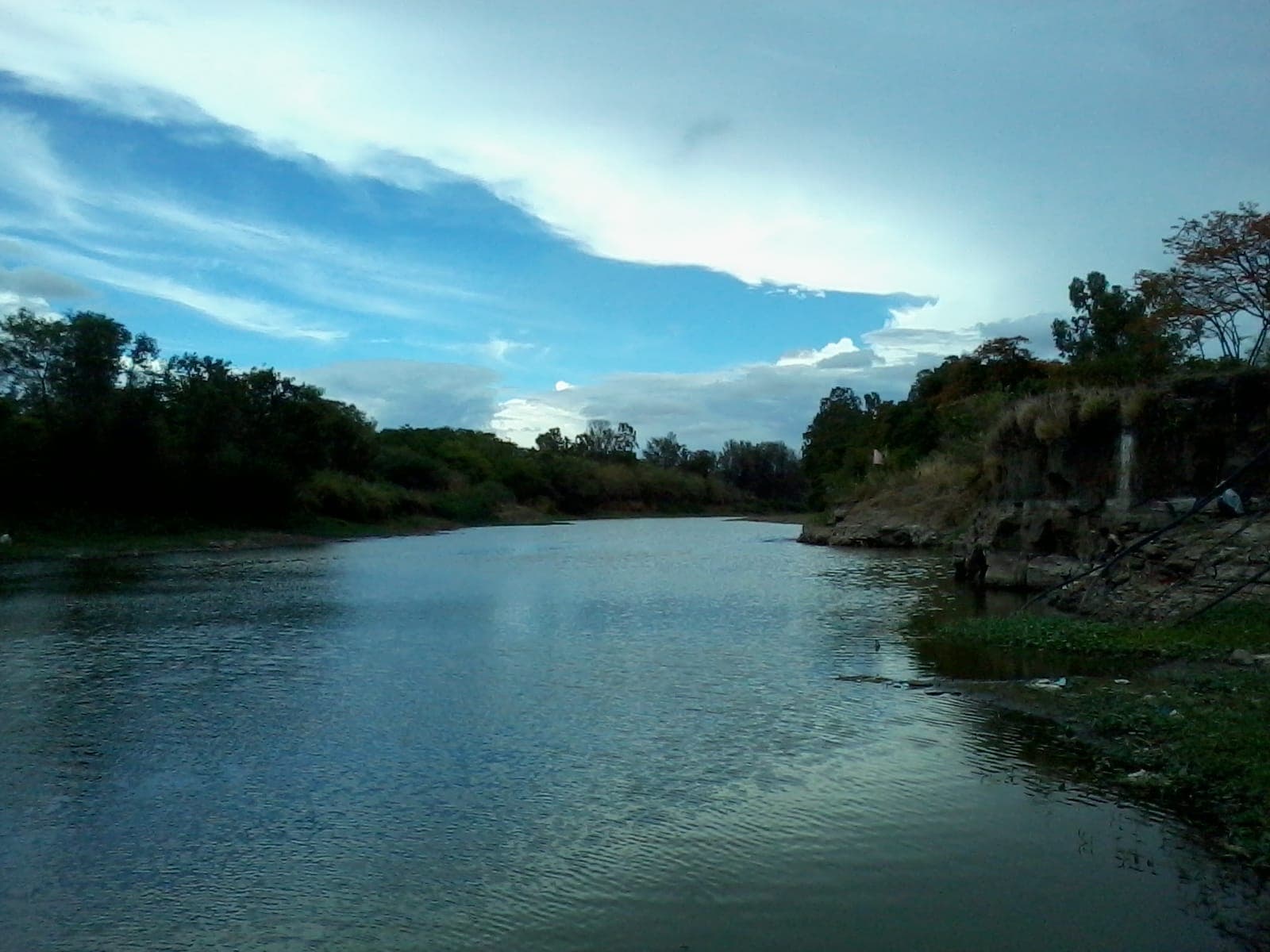 The Godavari river at Someshwar, Nashik, in the evening