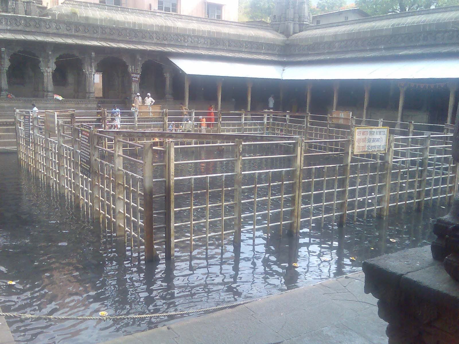 Kushavarta Kund, the sacred tank at Trimbakeshwar